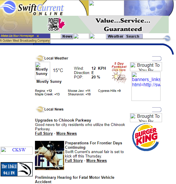 to the newlook Swift Current Online
